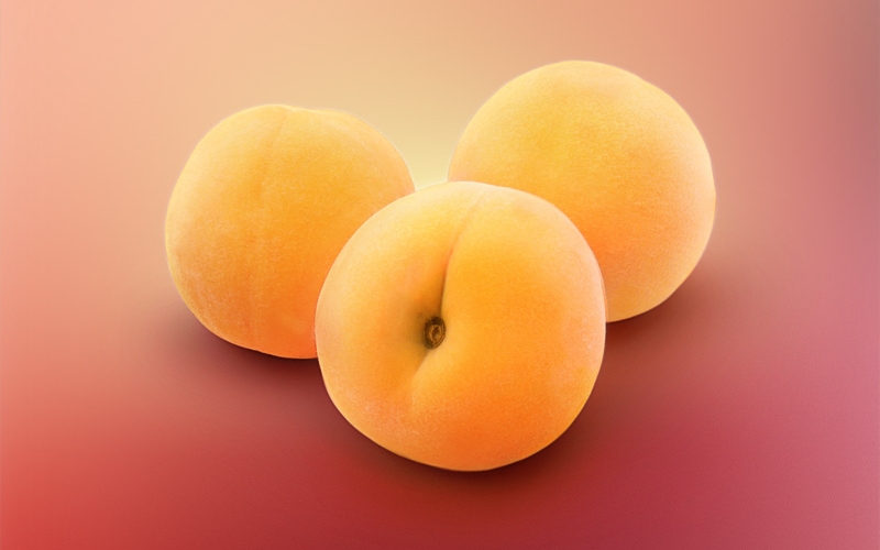 Yellow peaches