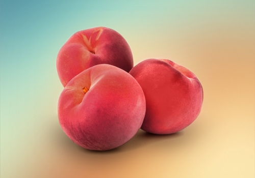 Red peaches