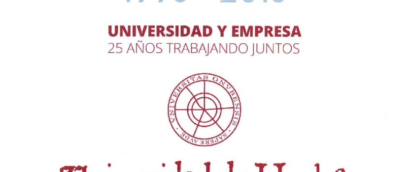 RECONOCIMIENTO DE LA UHU A AGROMARTÍN COMO EMPRESA COLABORADORA EN LA FORMACIÓN DE LOS JOVENES