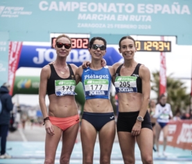 Laura García-Caro, embajadora de Plus Berries, se proclama subcampeona de España de 20 Km marcha.