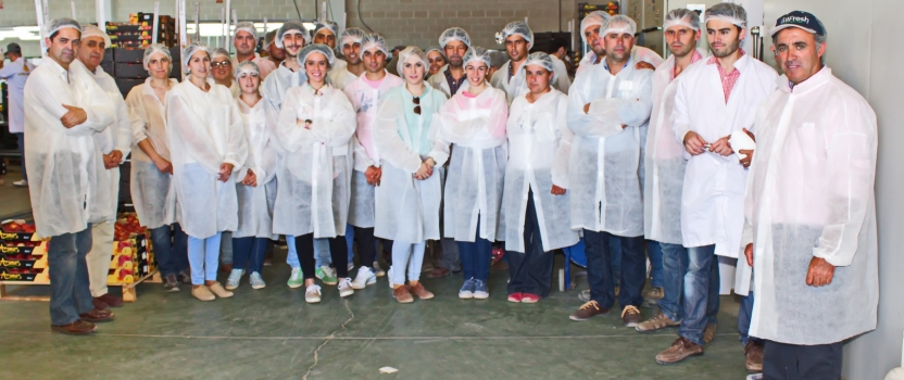 Los alumnos de Ingeniería Agrícola de la Universidad de Huelva visitan Agro Martín