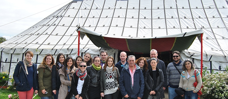 Un grupo de profesores y alumnos de la Universidad de Huelva visitan la empresa Agromartín